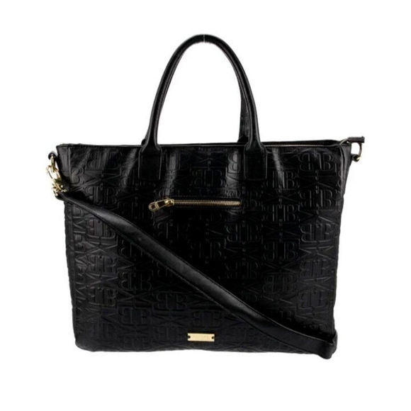 Badgley Mischka Debossed Handle Bag - Picture 2 of 16